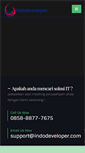 Mobile Screenshot of indodeveloper.com